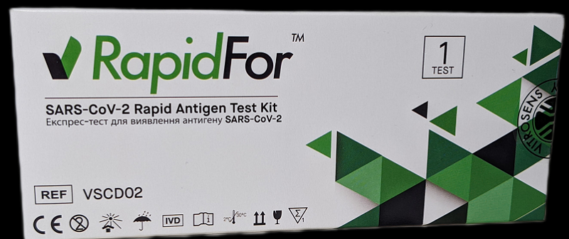 Експрес-тест для виявлення антигену SARS-CoV-2 RapidFor